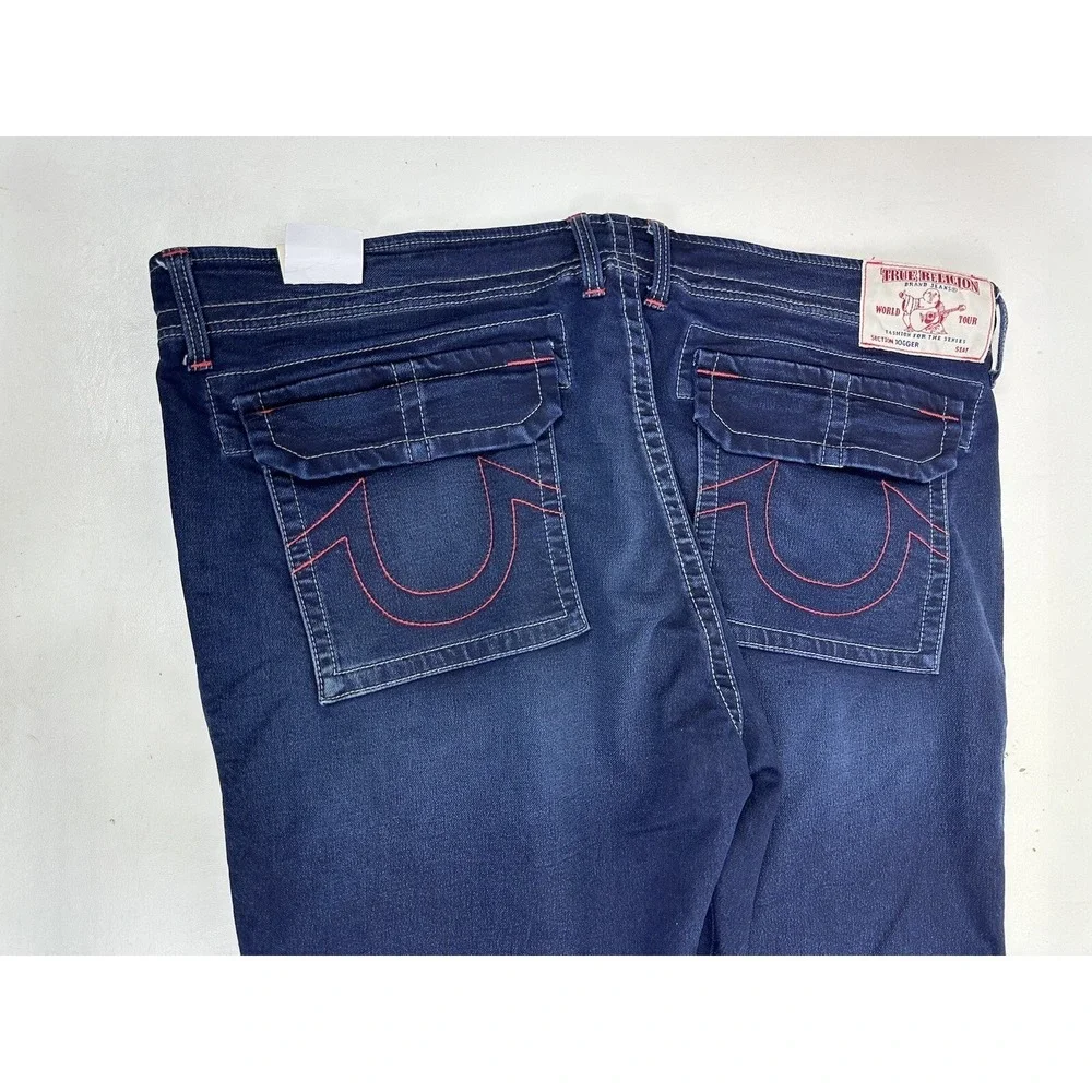 True Religion Jogger Flap Pocket‎ Jeans Men's 42 NWT